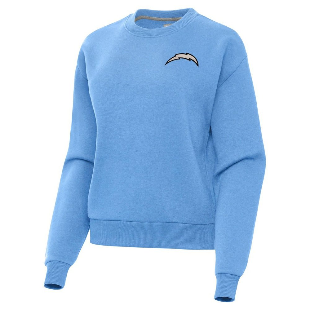 Los Angeles Chargers Antigua Women's Victory Pullover Sweatshirt Powder Blue | NFL