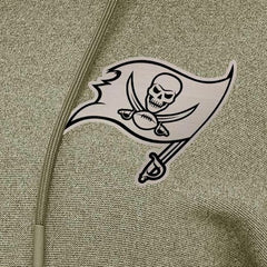Tampa Bay Buccaneers Antigua Women's Justice Pullover Hoodie Olive | NFL