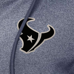 Houston Texans Antigua Women's Seeker Full-Zip Hoodie Jacket Heather Navy | NFL
