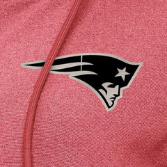 New England Patriots Antigua Women's Seeker Full-Zip Hoodie Jacket Heather Red | NFL