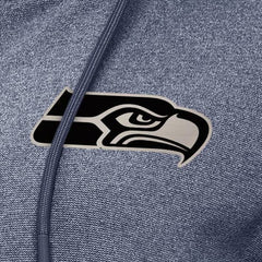 Seattle Seahawks Antigua Women's Seeker Full-Zip Hoodie Jacket Heather College Navy | NFL