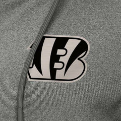 Cincinnati Bengals Antigua Women's Seeker Full-Zip Hoodie Jacket Heather Black | NFL