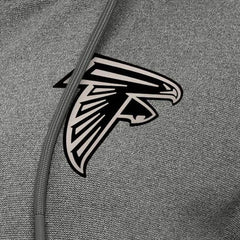 Atlanta Falcons Antigua Women's Seeker Full-Zip Hoodie Jacket Heather Black | NFL