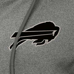 Buffalo Bills Antigua Women's Seeker Full-Zip Hoodie Jacket Heather Black | NFL