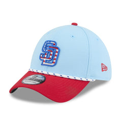 San Diego Padres New Era 2025 Fourth of July 39THIRTY Flex Hat - MLB