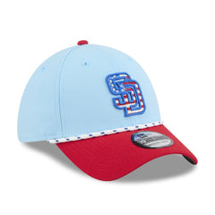 San Diego Padres New Era 2025 Fourth of July 39THIRTY Flex Hat - MLB