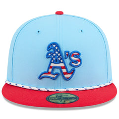 Athletics New Era 2025 Fourth of July 59FIFTY Fitted Hat - MLB
