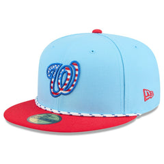 Washington Nationals New Era 2025 Fourth of July 59FIFTY Fitted Hat - MLB