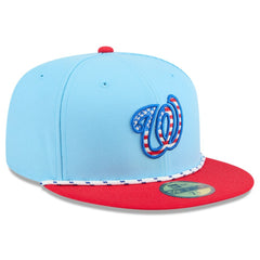 Washington Nationals New Era 2025 Fourth of July 59FIFTY Fitted Hat - MLB