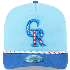 Colorado Rockies New Era 2025 Fourth of July Golfer Snapback Hat - MLB