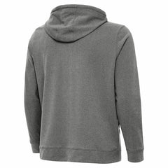 Detroit Lions Antigua Effortless Full-Zip Hoodie Jacket Heather Black | NFL