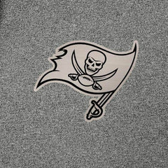 Tampa Bay Buccaneers Antigua Effortless Full-Zip Hoodie Jacket Heather Black | NFL