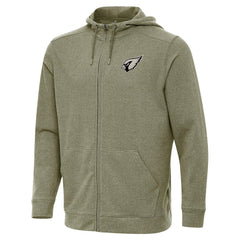 Arizona Cardinals Antigua Effortless Full-Zip Hoodie Jacket Olive | NFL