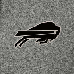 Buffalo Bills Antigua Effortless Full-Zip Hoodie Jacket Heather Black | NFL