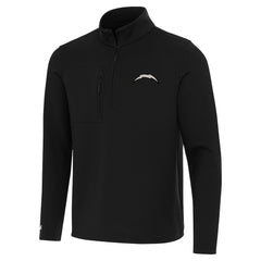 Los Angeles Chargers Antigua Insider Quarter-Zip Jacket Black | NFL