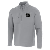 New York Giants Antigua Insider Quarter-Zip Jacket Gray | NFL