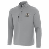 Green Bay Packers Antigua Insider Quarter-Zip Jacket Gray | NFL