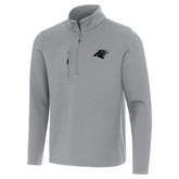 Carolina Panthers Antigua Insider Quarter-Zip Jacket Gray | NFL