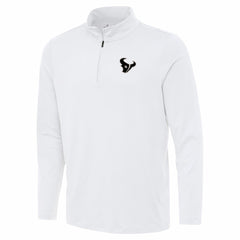 Houston Texans Antigua Reprocess Quarter-Zip Top White | NFL