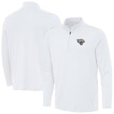 Jacksonville Jaguars Antigua Reprocess Quarter-Zip Top White | NFL