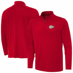Kansas City Chiefs Antigua Reprocess Quarter-Zip Top Red | NFL