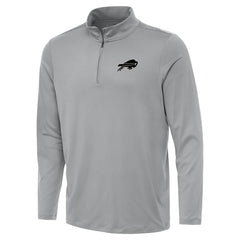 Buffalo Bills Antigua Reprocess Quarter-Zip Top Gray | NFL