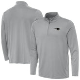New England Patriots Antigua Reprocess Quarter-Zip Top Gray | NFL