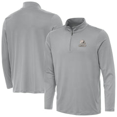 Cleveland Browns Antigua Reprocess Quarter-Zip Top Gray | NFL