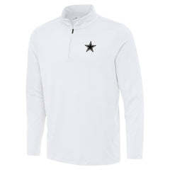 Dallas Cowboys Antigua Reprocess Quarter-Zip Top White | NFL