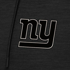 New York Giants Antigua Spikes Raglan Quarter-Zip Hoodie Heather Black | NFL