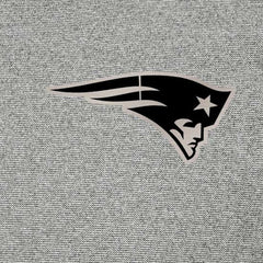 New England Patriots Antigua Subtle Quarter-Zip Top Heather Gray | NFL