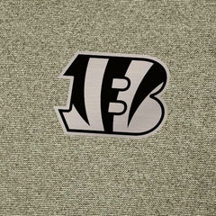 Cincinnati Bengals Antigua Subtle Quarter-Zip Top Heather Olive | NFL