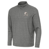 Cleveland Browns Antigua Subtle Quarter-Zip Top Heather Black | NFL