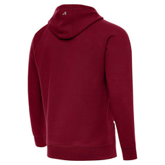 Arizona Cardinals Antigua Brushed Carbon Victory Pullover Hoodie Cardinal | NFL