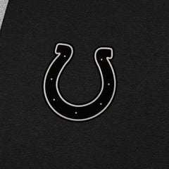 Indianapolis Colts Antigua Brushed Carbon Victory Pullover Hoodie Black | NFL