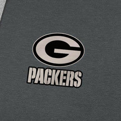 Green Bay Packers Antigua Brushed Carbon Victory Pullover Hoodie Charcoal | NFL