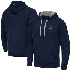 Dallas Cowboys Antigua Brushed Carbon Victory Pullover Hoodie Navy | NFL