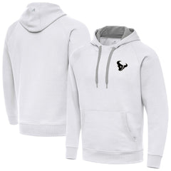 Houston Texans Antigua Brushed Carbon Victory Pullover Hoodie White | NFL