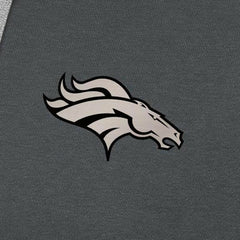 Denver Broncos Antigua Brushed Carbon Victory Pullover Hoodie Charcoal | NFL