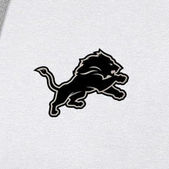Detroit Lions Antigua Brushed Carbon Victory Pullover Hoodie White | NFL