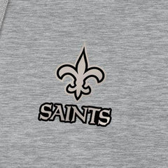New Orleans Saints Antigua Brushed Carbon Victory Pullover Hoodie Heather Gray | NFL