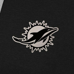 Miami Dolphins Antigua Brushed Carbon Victory Pullover Hoodie Black | NFL