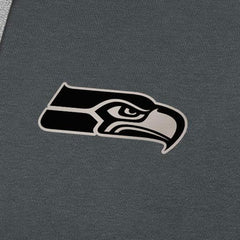 Seattle Seahawks Antigua Brushed Carbon Victory Pullover Hoodie Charcoal | NFL