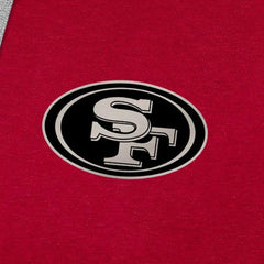 San Francisco 49ers Antigua Brushed Carbon Victory Pullover Hoodie Scarlet | NFL
