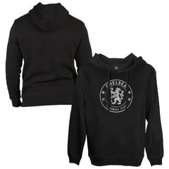 Chelsea 1863FC Monochrome Badge Fleece Pullover Hoodie Black - FIFA World CUP