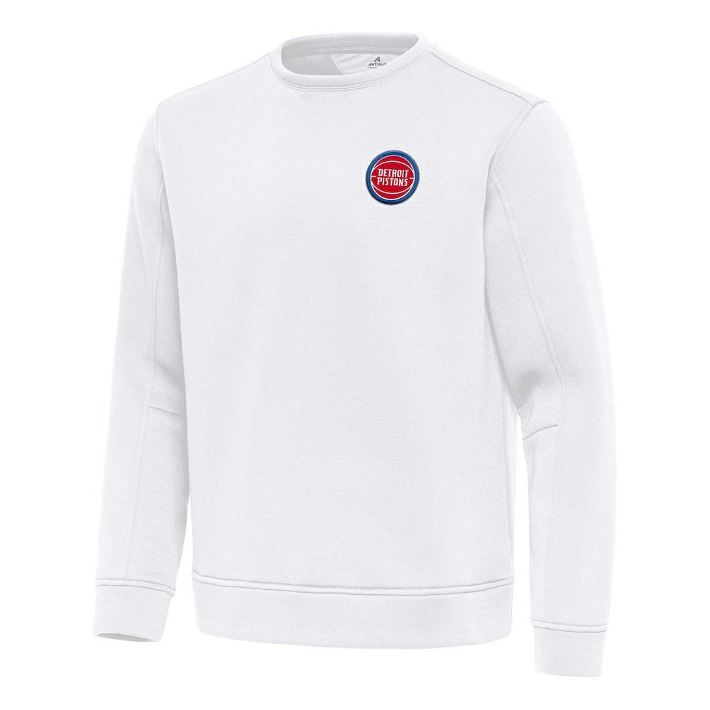Detroit Pistons Antigua Relevant Pullover Sweatshirt White - NBA