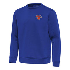 New York Knicks Antigua Relevant Pullover Sweatshirt Blue - NBA