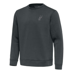 San Antonio Spurs Antigua Relevant Pullover Sweatshirt Pewter - NBA