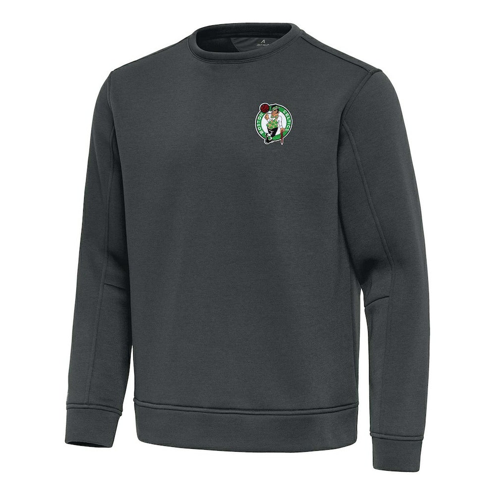 Boston Celtics Antigua Relevant Pullover Sweatshirt Pewter - NBA