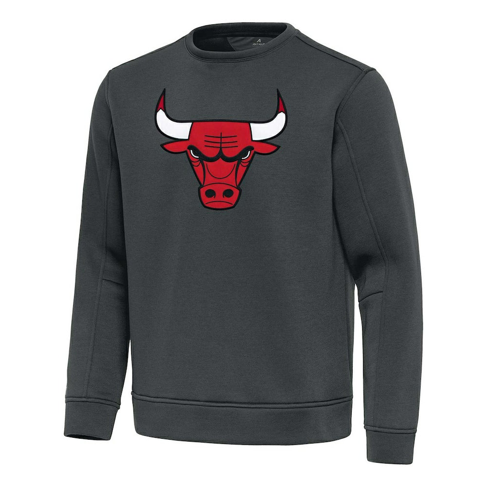 Chicago Bulls Antigua Relevant Pullover Sweatshirt Pewter - NBA